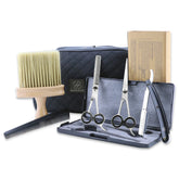 Hygienic Personal Barber Kit with Silver 6.5-inch Scissors